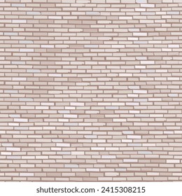 Seamless pattern of an old brick wall. Seamless background for decorating walls, interiors and for creating decorative fills