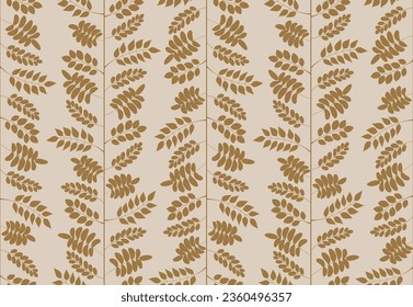 Seamless pattern in the old style, Victorian wallpaper.