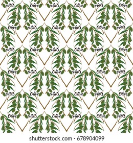 Seamless pattern with olive branches. Retro decorative texture background for textile,paper,labels and etc. Vector