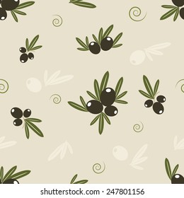 Seamless pattern olive seamless pattern for design scrap book paper, textile, web sites, pattern fills, organic cosmetics
