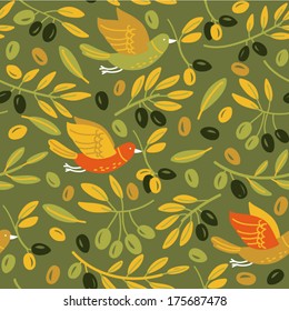 Seamless pattern - Olive oil Seamless pattern can be used for pattern fills, wallpapers, web page backgrounds. 