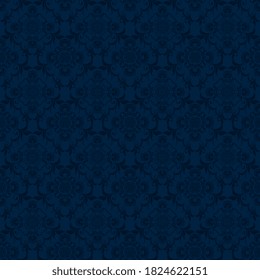 Patrón sin brillo en el fondo. Ornamento floral impecable sobre el fondo. Textura sin fisuras para papel pintado, textil, envoltura, interior de diseño. Patrón de fondo de escritorio