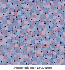 Seamless pattern on the background texture consisting of thick segments. Spring theme. Camouflage principle.