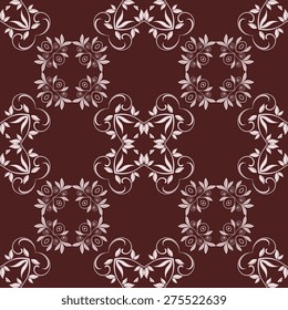 Seamless pattern on background. Wallpaper pattern