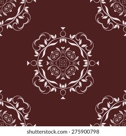 Seamless pattern on background. Wallpaper pattern