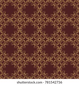 Seamless pattern on background. Wallpaper pattern