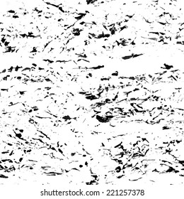 Seamless pattern on a black white background. Grunge style. Ink texture design elements. Prints of paint.