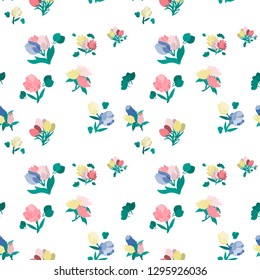 Seamless pattern on isolated background.