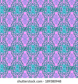 Seamless pattern on pink background. Vector illustration. eps 8 