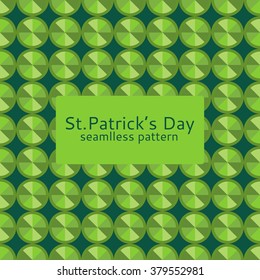 Seamless pattern on St. Patrick's Day 