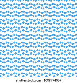 Seamless pattern on the theme of chemistry science