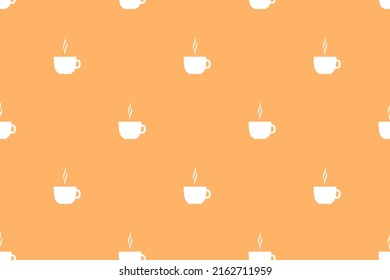 Seamless pattern on the theme of coffee.