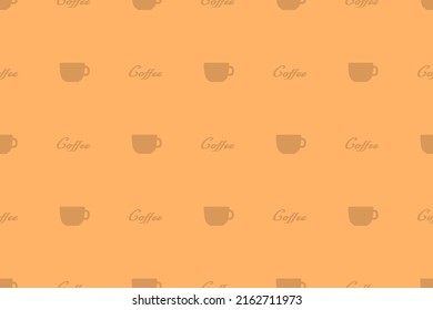 Seamless pattern on the theme of coffee.