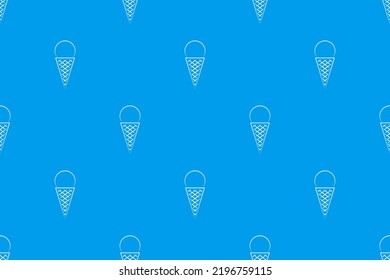 Seamless pattern on the theme of ice cream.