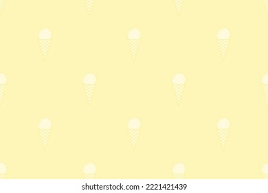 Seamless pattern on the theme of ice cream.