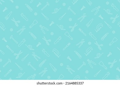 Seamless pattern on the theme of tools and repairs.