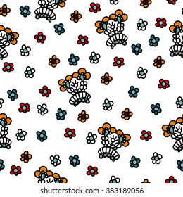 Seamless pattern on a transparent background, cheerful, holiday, fabrics, textiles, jewelry
