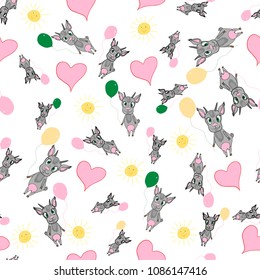 seamless pattern on wallpaper, on fabric, oilcloth or linoleum