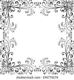 Seamless pattern on white background. Vector illustration. Seamless pattern for your design wallpapers, pattern fills, web page backgrounds, surface textures. Ornamental branch or floral background. 