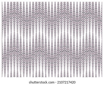 Seamless pattern on white background. Has the shape of a wave. Consists of simple colored geometric forms. Useful as design element for texture and artistic compositions.