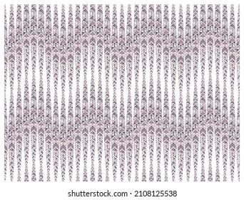 Seamless pattern on white background. Has the shape of a wave. Consists of simple colored geometric forms. Useful as design element for texture and artistic compositions.