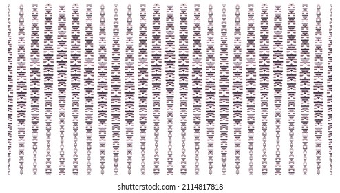 Seamless pattern on white background. Has the shape of a wave. Consists of simple colored geometric forms. Useful as design element for texture and artistic compositions.