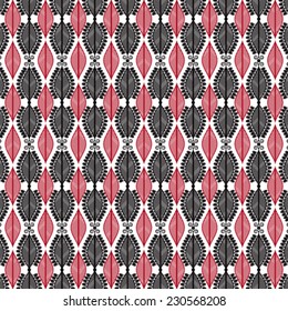 Seamless pattern on white background - vector illustration.