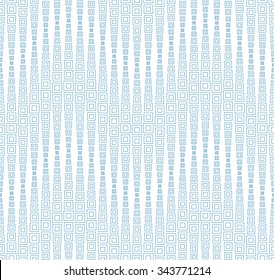 Seamless pattern on a white background. Has the shape of a wave. Consists of through geometric elements. Useful as design element for texture, pattern and artistic compositions.