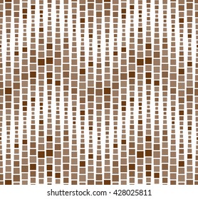 Seamless pattern on a white background. Has the shape of a wave. Consists of geometric elements of square shape. Useful as design element for texture, pattern and artistic compositions.