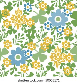 Seamless Pattern on white background