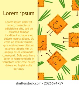 Seamless pattern onion shaped patch pocket. Character pocket onion. Cartoon style. Design element. Template for your shirts, books, stickers, cards, posters.