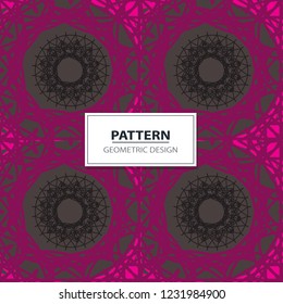 Seamless pattern. Openwork lace background. Vector illustration
