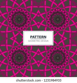 Seamless pattern. Openwork lace background. Vector illustration
