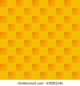 Seamless pattern with orange relief ornate