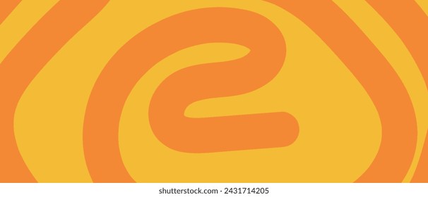 Seamless Pattern of Orange and Yellow Colors. Backdrop Geometric Incline, Waves Line. Optical Distortion Lines Texture for Banner, Poster, Cover, Web. 3d Op Art in Vector illustration.
