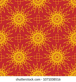 Seamless pattern of the orient arabesque