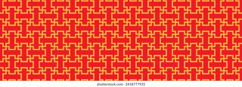 seamless pattern in oriental geometric traditional style