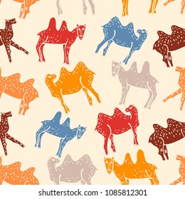 Seamless pattern with oriental motifs.Marokko.Can be used for printing on paper, labels, signs, jewelry, in textiles.