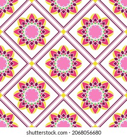 Seamless pattern with oriental ornament