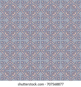 Seamless pattern with oriental ornament