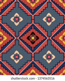 Seamless pattern with oriental ornament. Arabic seamless pattern