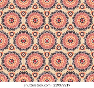 Seamless pattern in oriental style