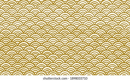 Seamless pattern in oriental style, chinese background. Vector illustration