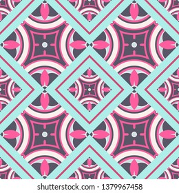 Seamless pattern in Oriental style. Geometrical ornament. Vector