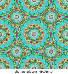 Seamless pattern in oriental style. Ornaments can be used for wallpaper, pattern fills, web page background,surface textures. 