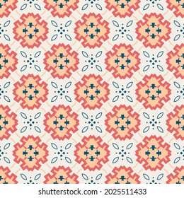 Seamless pattern ornament. Abstract shape modern design ready for print