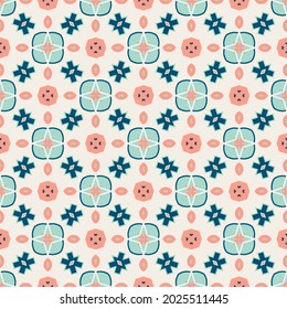 Seamless pattern ornament. Abstract shape modern design ready for print