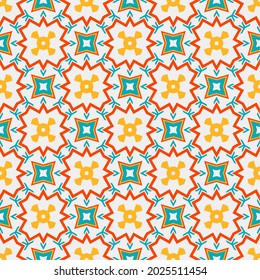 Seamless pattern ornament. Abstract shape modern design ready for print