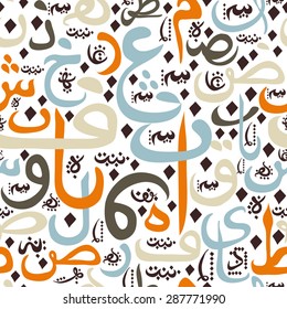 seamless pattern ornament Arabic calligraphy of text Eid Mubarak concept for muslim community festival Eid Al Fitr(Eid Mubarak)