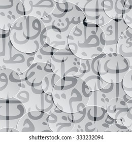 seamless pattern ornament Arabic calligraphy of text Eid Mubarak concept for muslim community festival Eid Al Fitr(Eid Mubarak)(Translation: thank god)